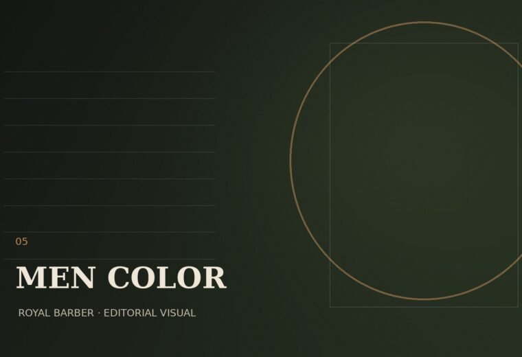 Men’s hair coloring