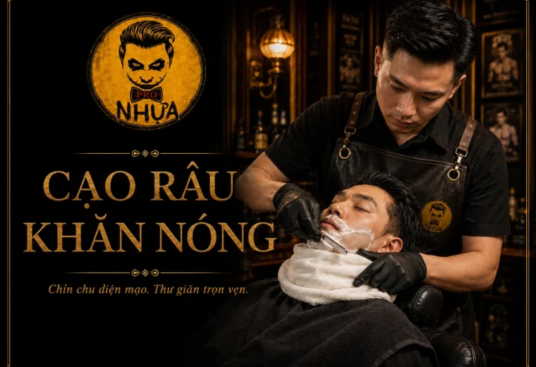 Cạo râu khăn nóng
