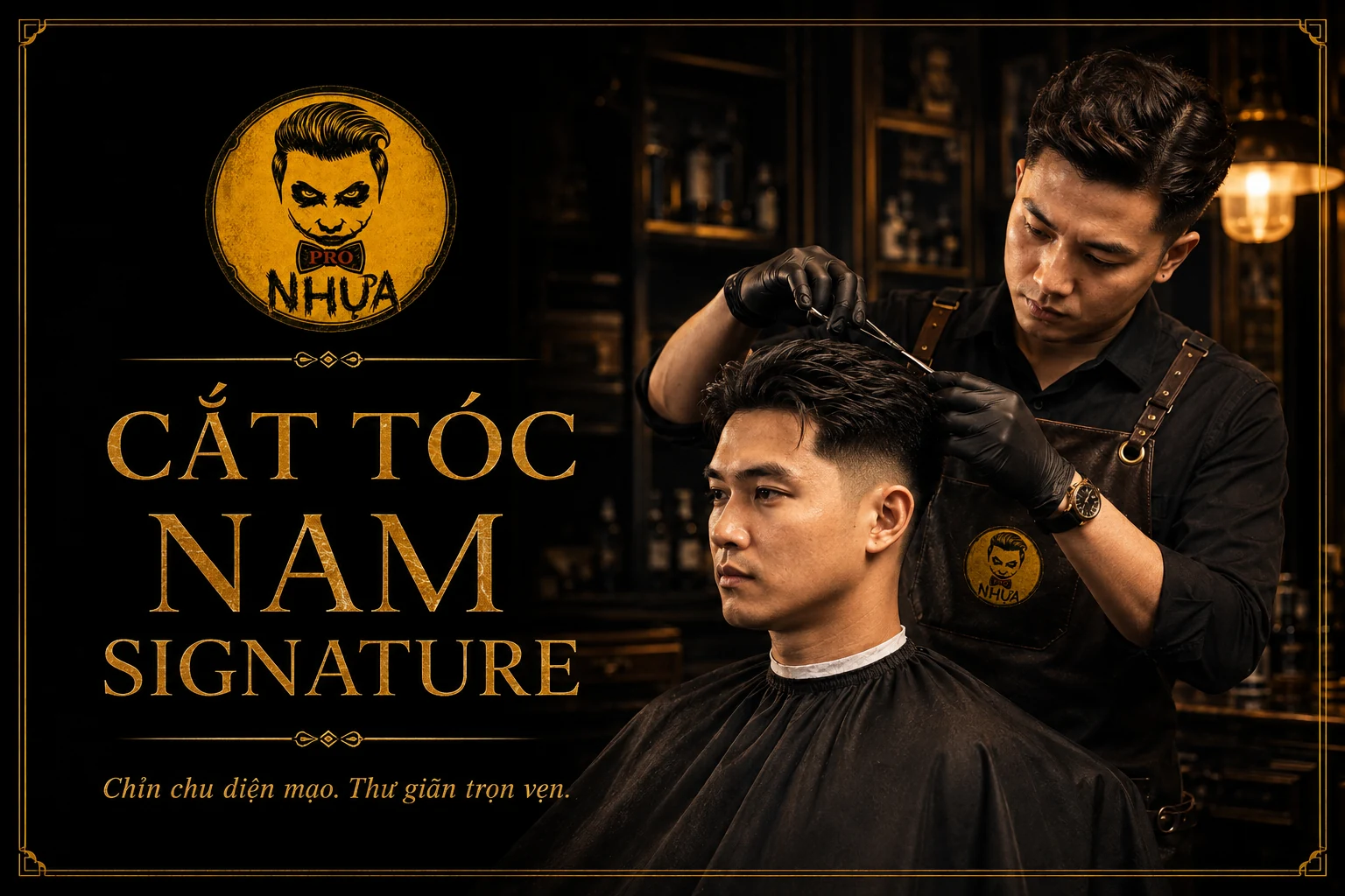 Cắt tóc nam Signature