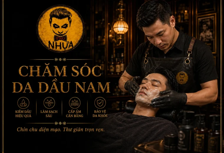 Chăm sóc da dầu nam