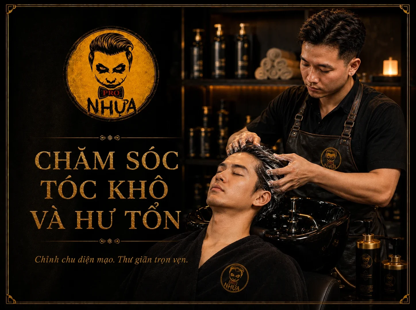 Chăm sóc tóc khô và hư tổn