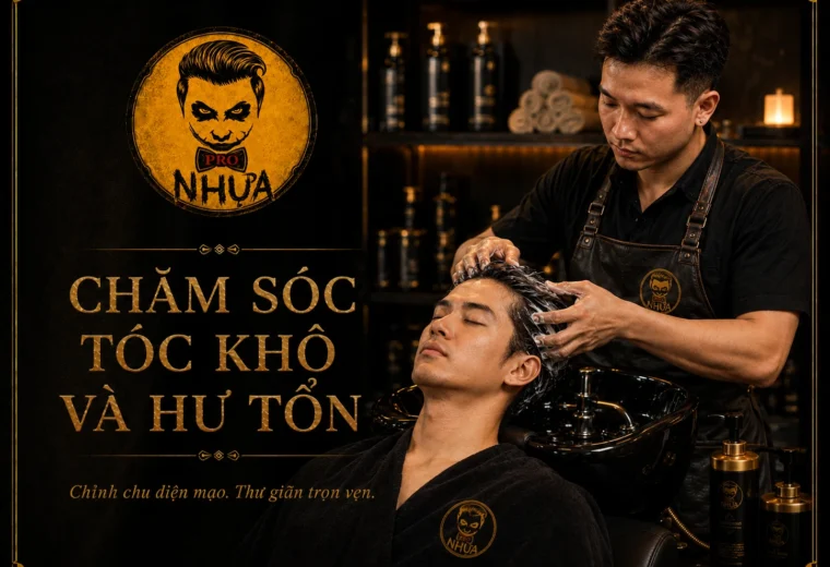 Chăm sóc tóc khô và hư tổn