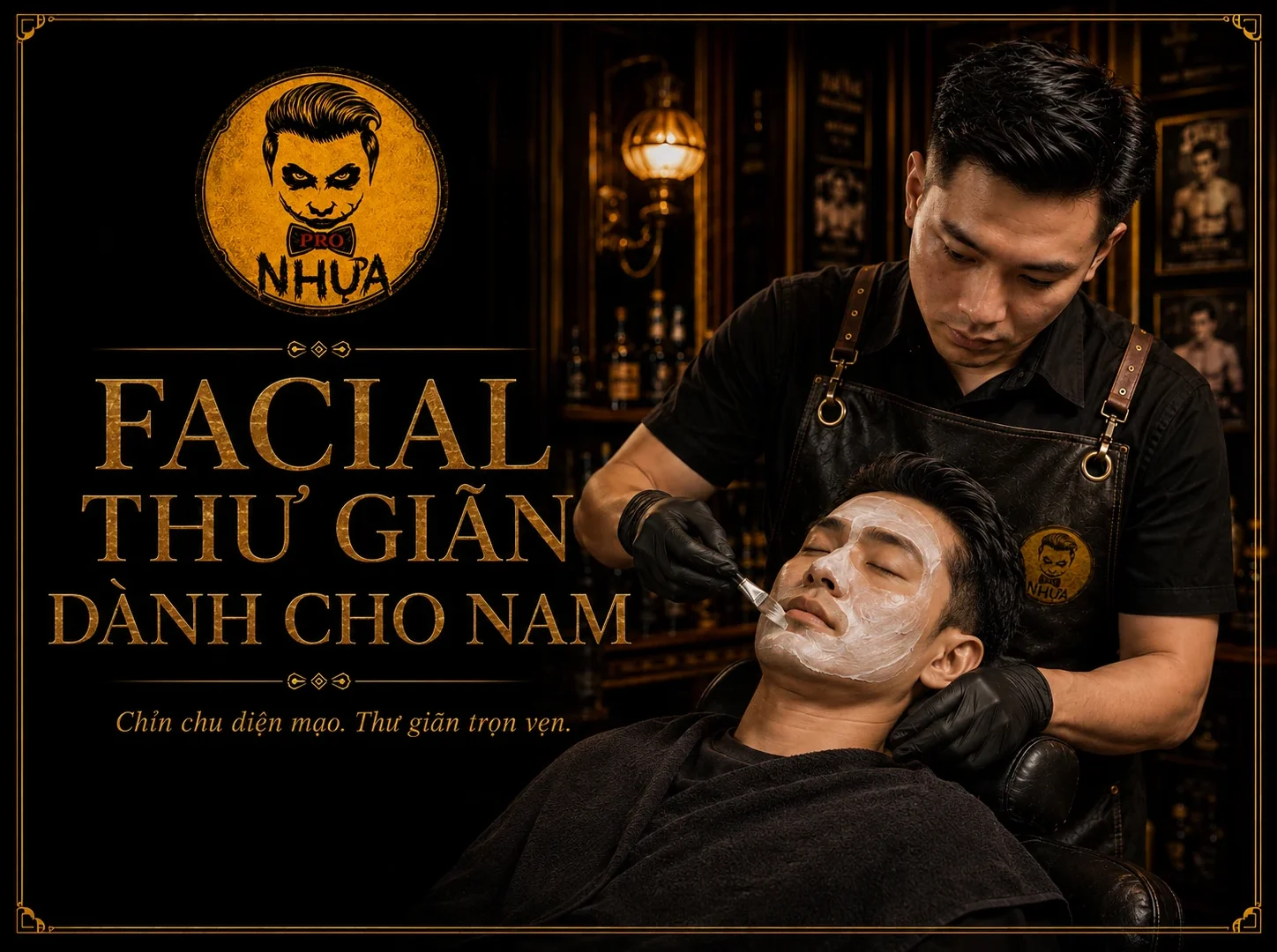 Facial thư giãn dành cho nam