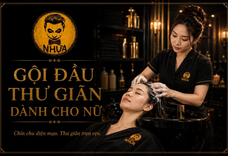 Gội đầu thư giãn dành cho nữ
