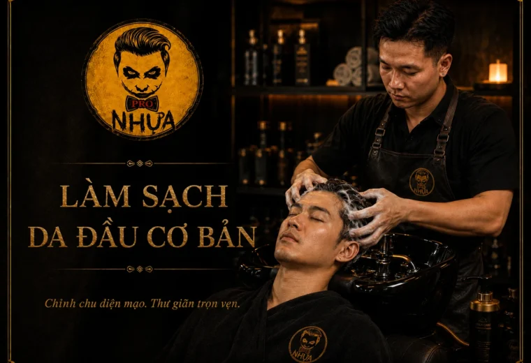 Làm sạch da đầu cơ bản