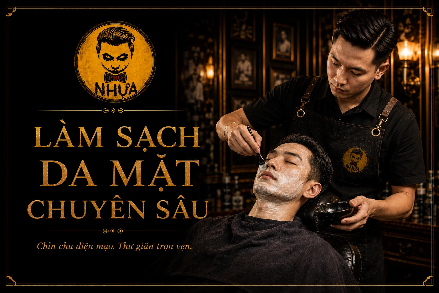 Làm sạch da mặt chuyên sâu