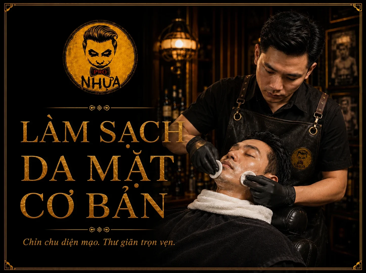 Làm sạch da mặt cơ bản