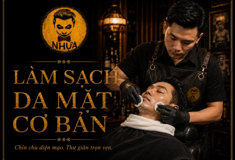 Làm sạch da mặt cơ bản