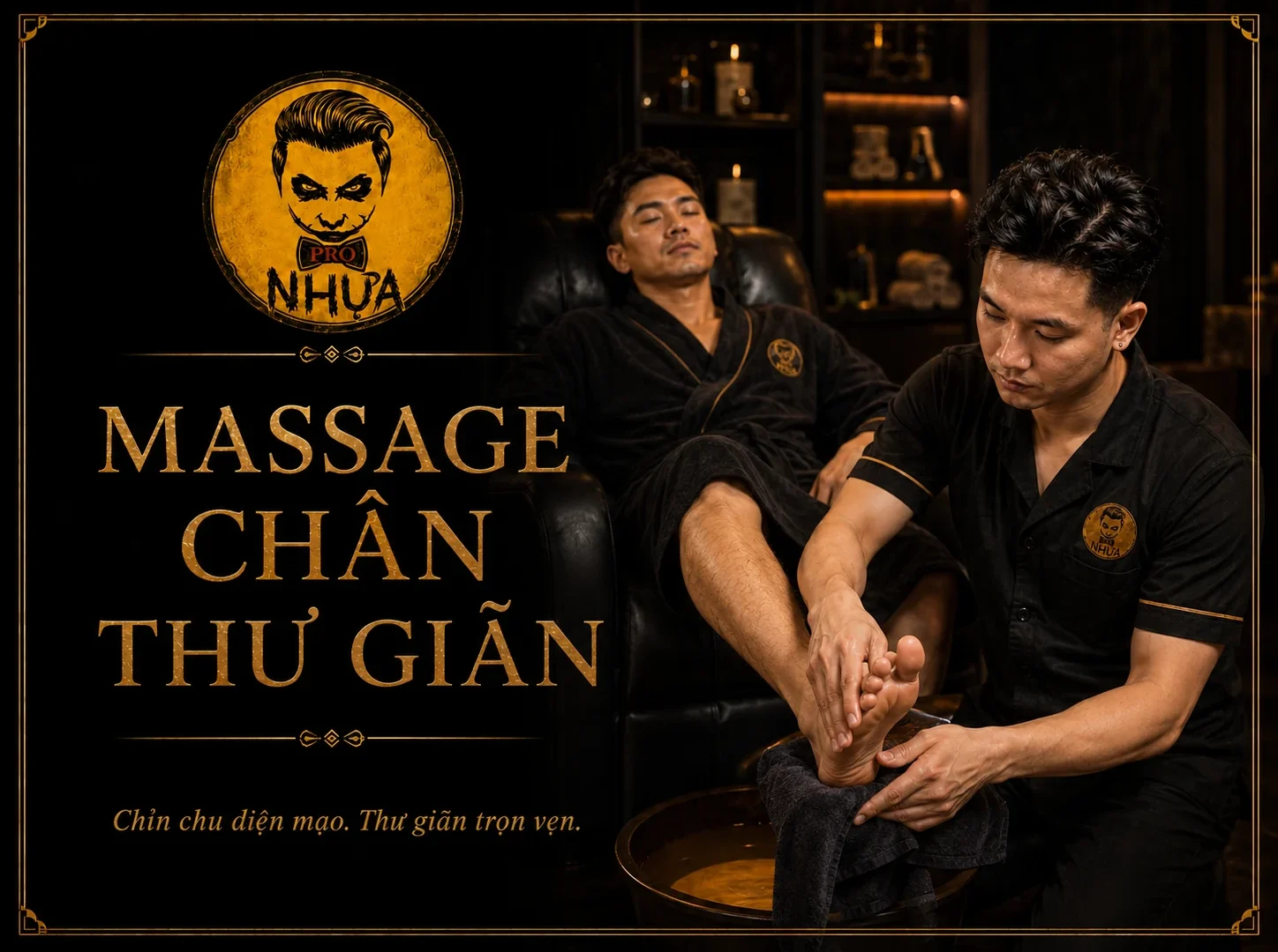 Massage chân thư giãn