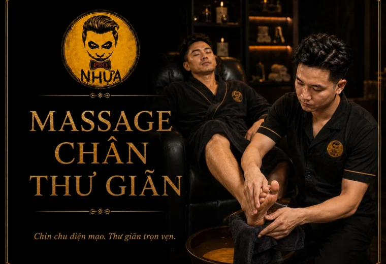 Massage chân thư giãn