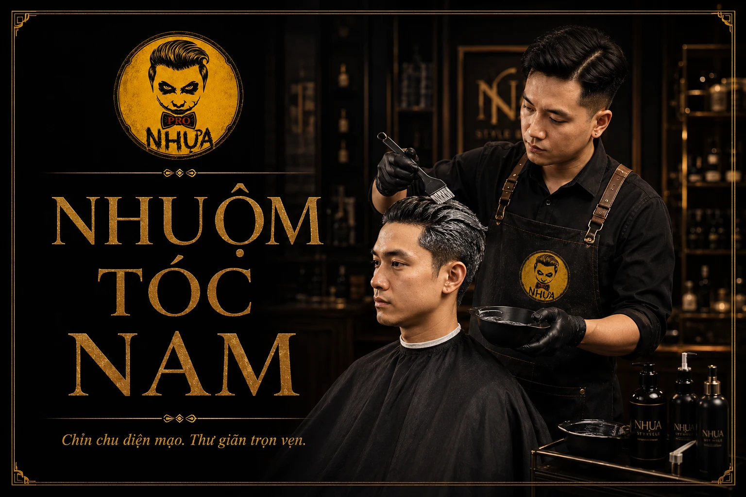Nhuộm tóc nam