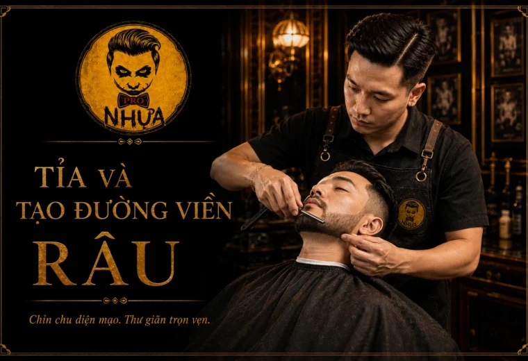 Tạo đường viền râu