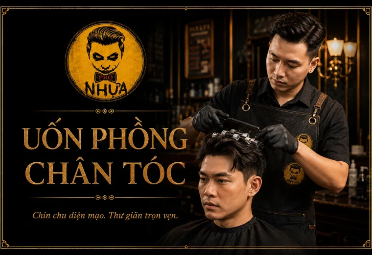 Uốn phồng chân tóc