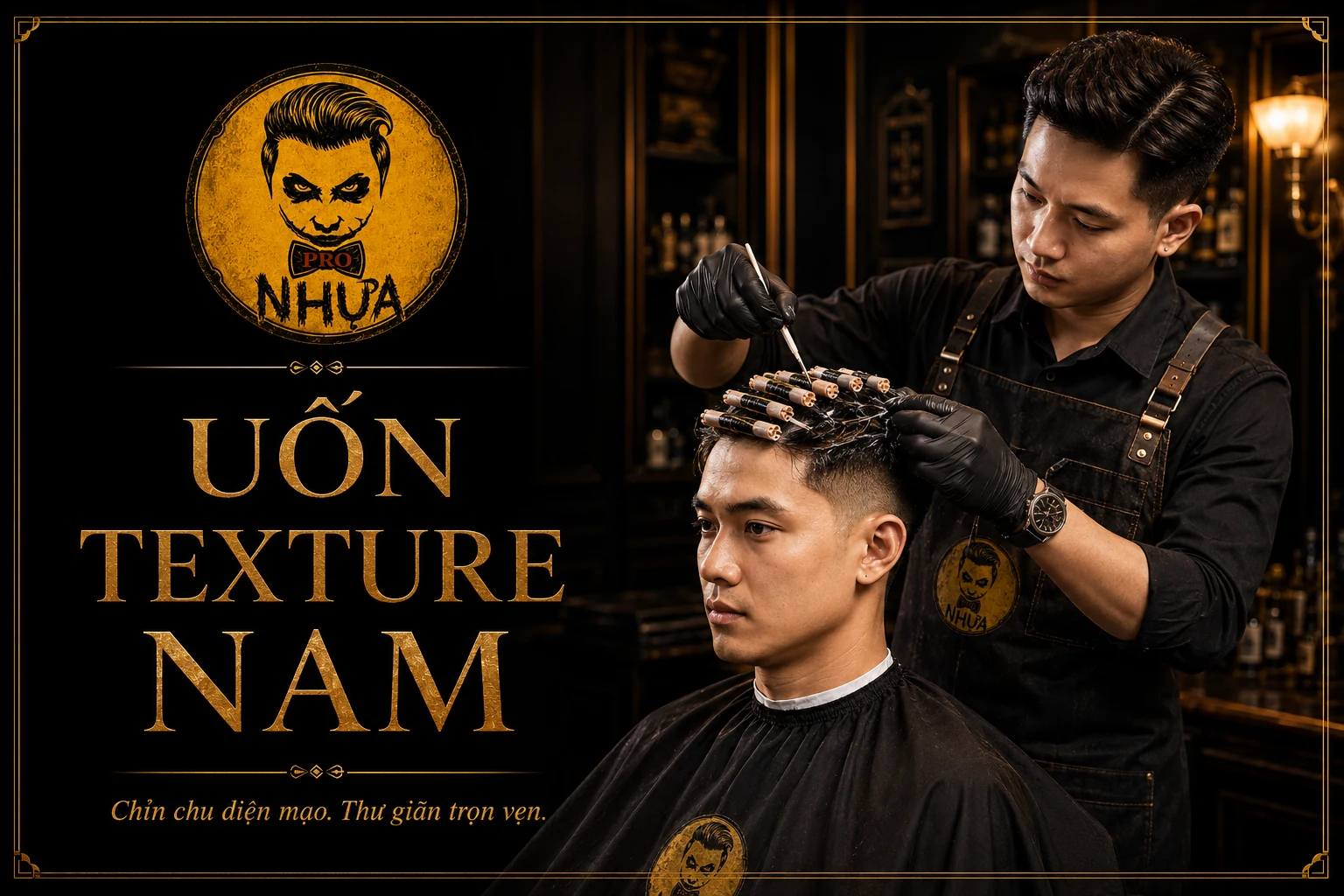 Uốn Texture nam