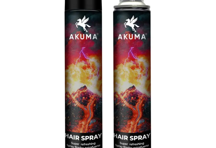 Gôm xịt giữ nếp tóc AKUMA SPRAY hương nước hoa
