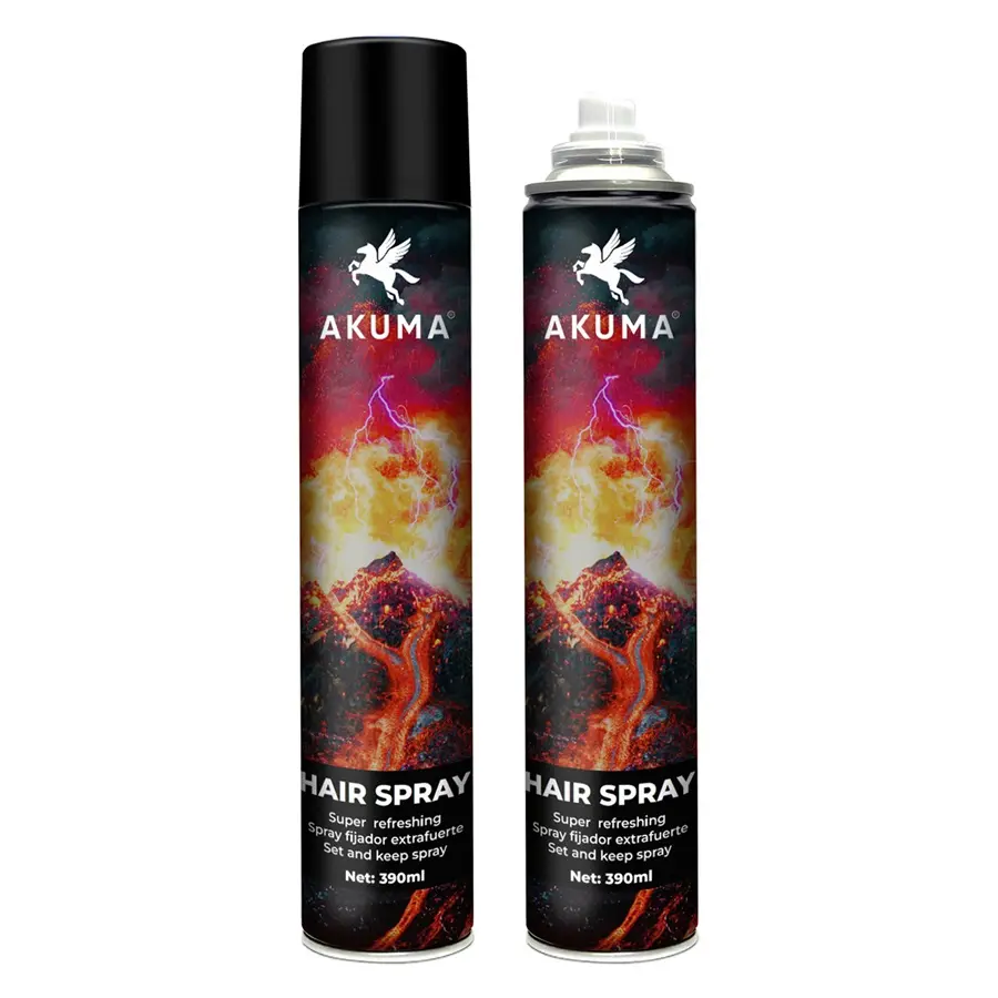 Gôm xịt giữ nếp tóc AKUMA SPRAY hương nước hoa